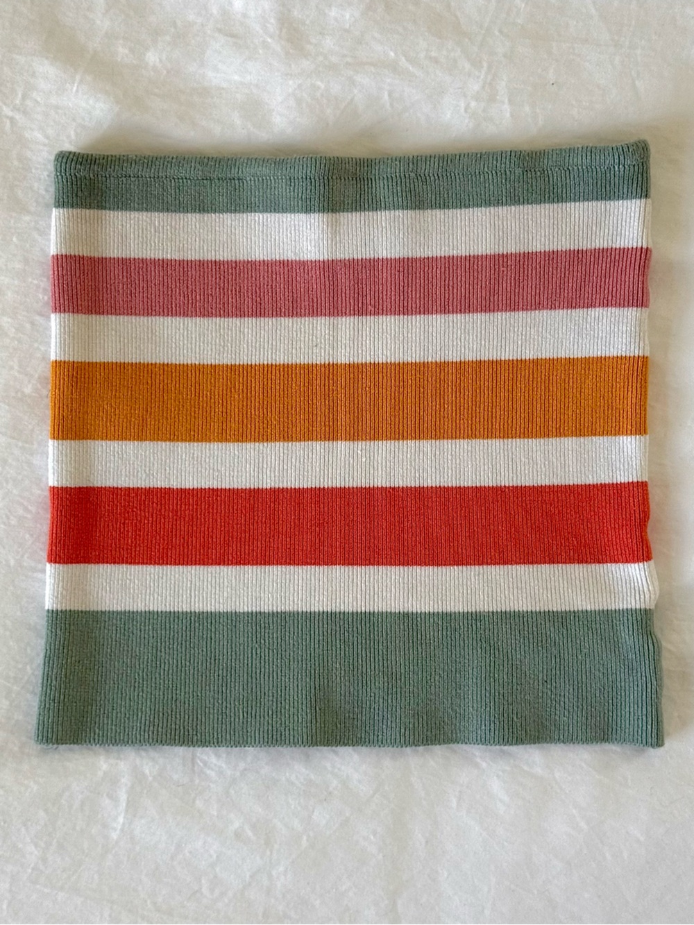 forever 21 seafoam/multi striped tube top
